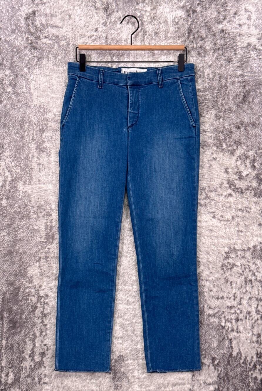 Frank & Eileen Pants 2 Womens Wicklow Italian Denim Crop Chinos